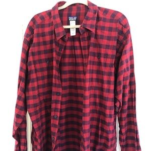 Patagonia Flannel Checkered Button-Down Shirt